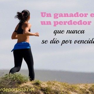 Un ganador nunca se dio por vencido