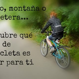 Escoger bicicleta: montaña, carretera, paseo