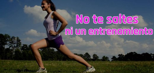 No perder ni un entrenamiento