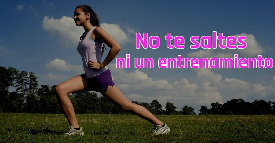 No perder ni un entrenamiento
