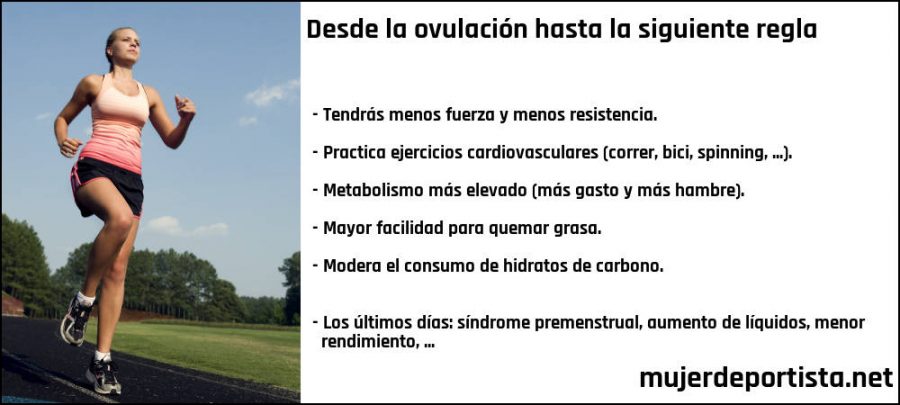 deporte fase lutea