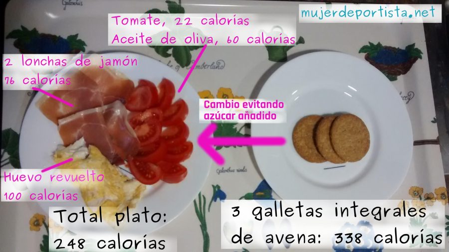almuerzo sin azucar