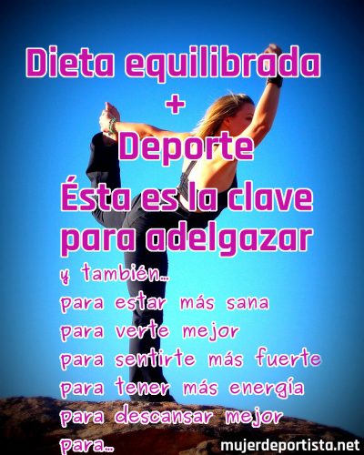 deporte y dieta adelgazar